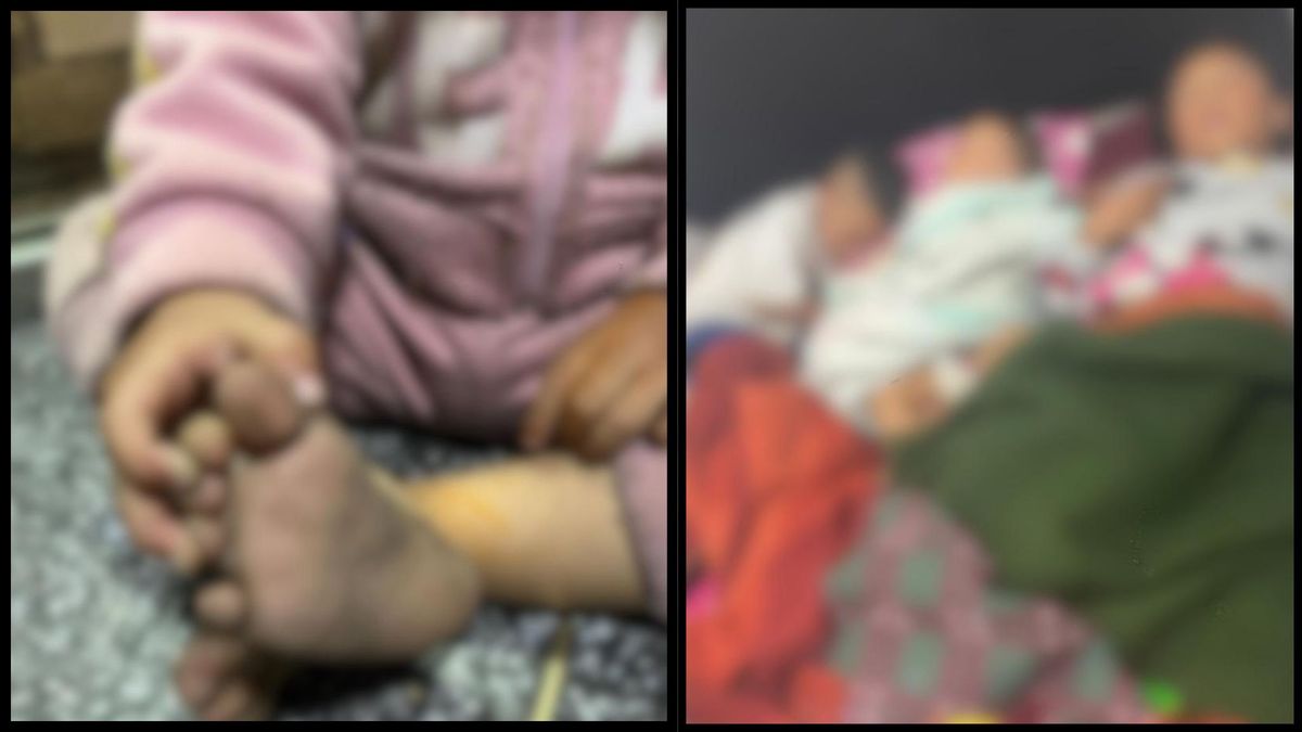 Seis niños rescatados en estado de abandono en el sur de Bogotá.