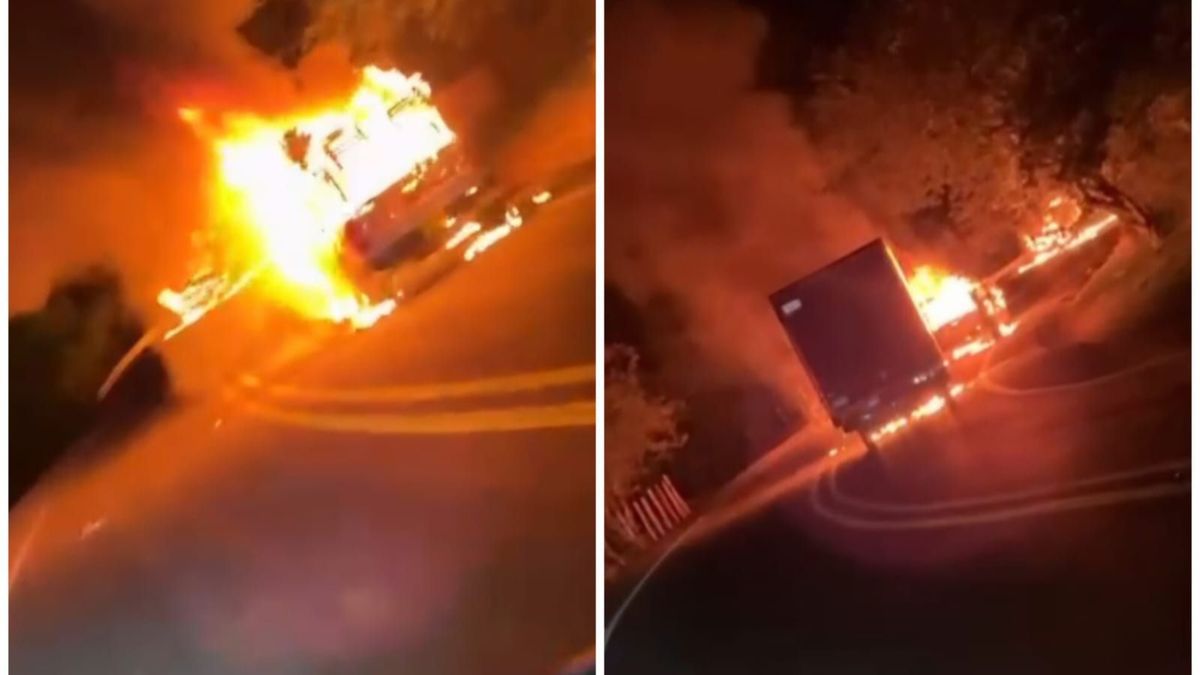 Quema de vehículos en Dagua, Valle