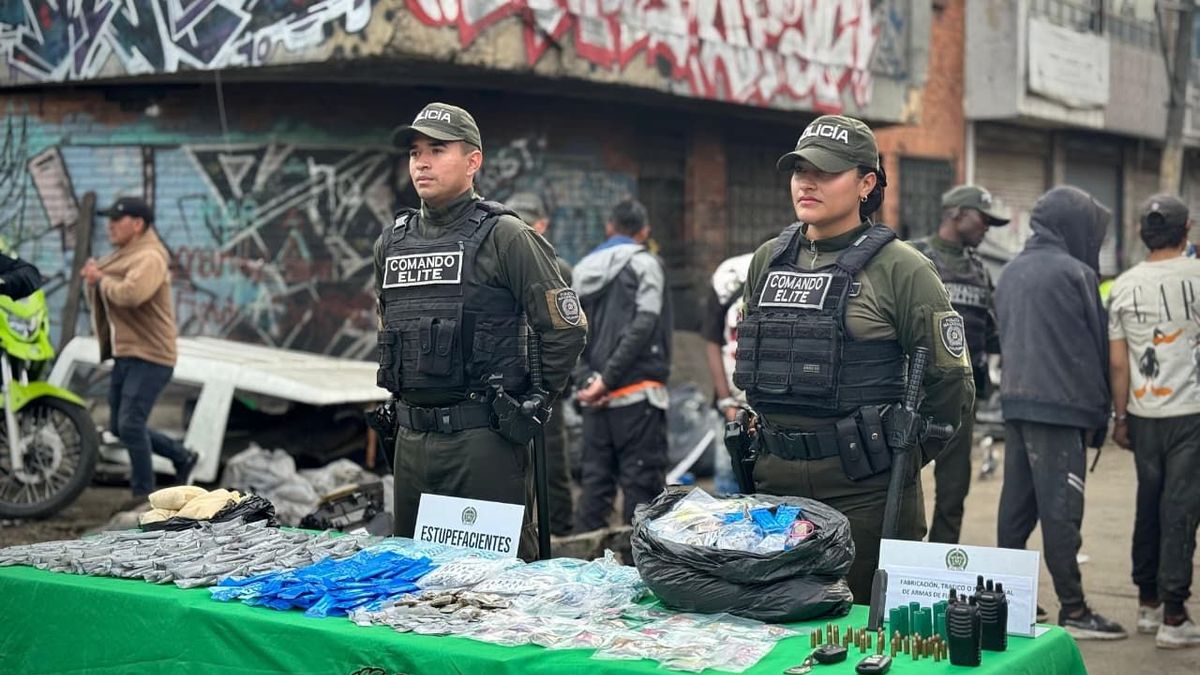 Operativo en la Estanzuela.