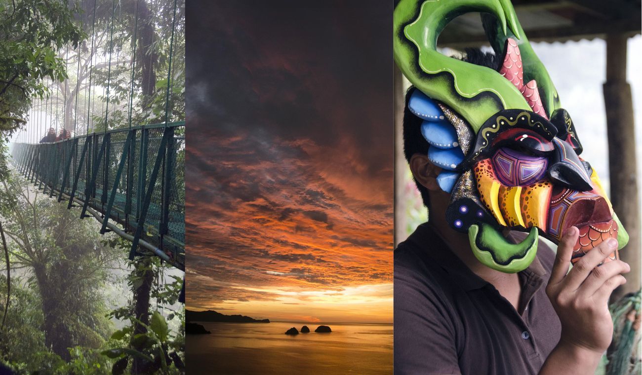 Monteverde Cloud Forest, Playa Hermosa, Boruca and Ballena