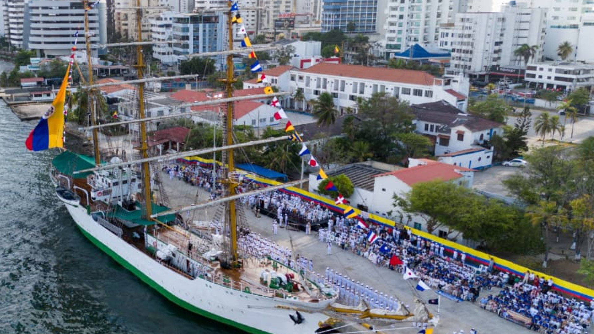 Buque ARC Gloria de la Armada Nacional.