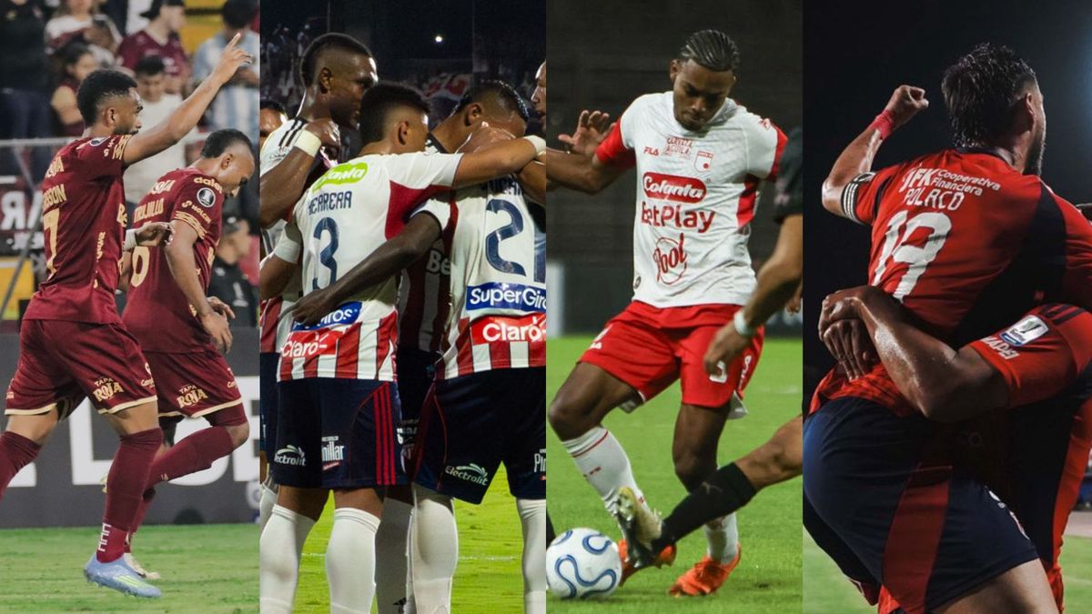 Tolima, Junior Santa Fe y Medellín y sus opciones para avanzar a octavos de final de la Copa Libertadores