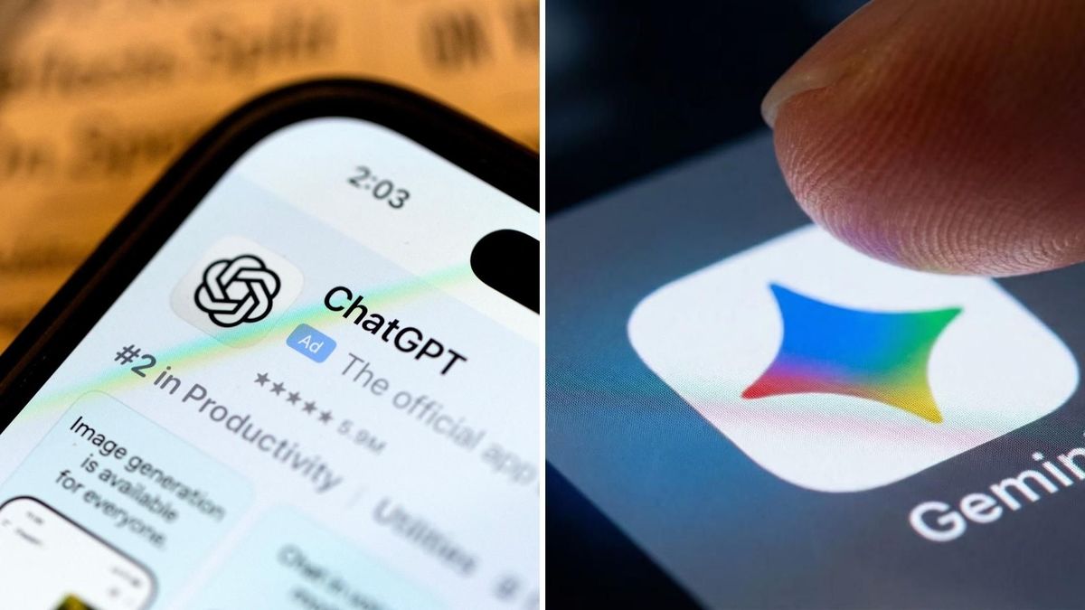 Comparativa entre ChatGPT Plus y Gemini Advanced muestra diferencias en precios, funciones y almacenamiento.