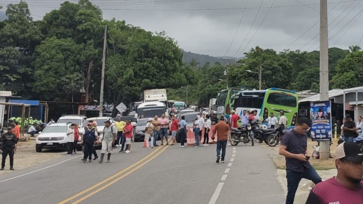 Bloqueo en el Parque Tayrona