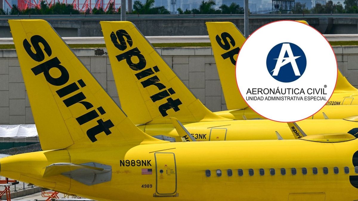Cierre de Spirit Airlines afecta a 10.000 pasajeros, confirma Aeronáutica Civil