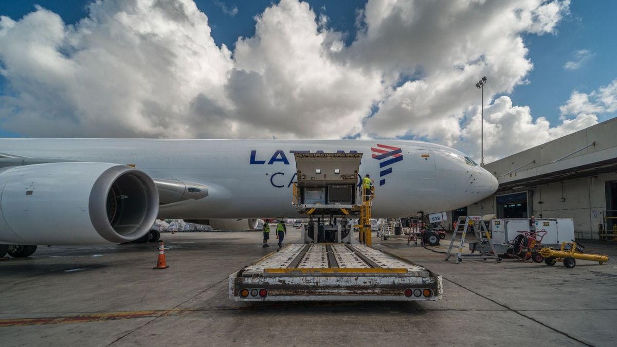 Avión Latam Cargo Colombia