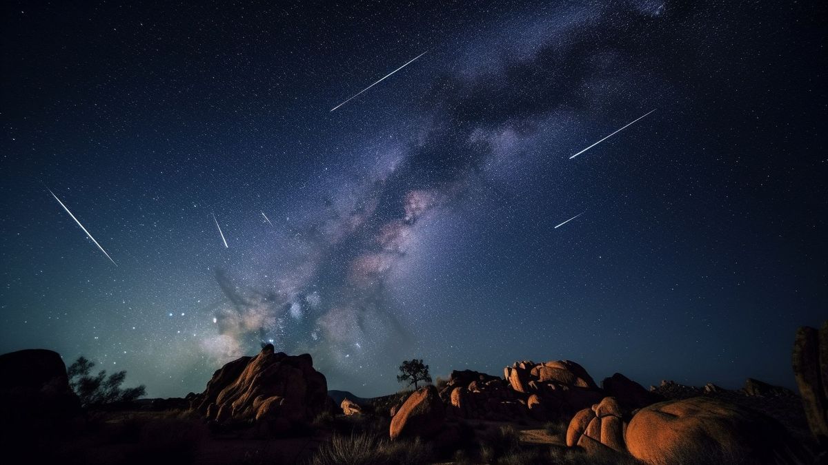 Entre el 5 y el 6 de mayo se verá el paso de decenas de estrellas fugaces.