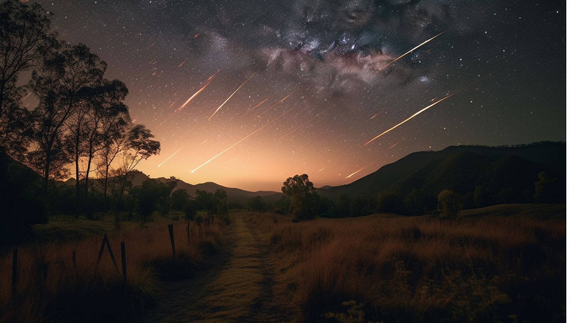 Cada año, la humanidad puede ver el paso de estrellas fugaces en el cielo nocturno.