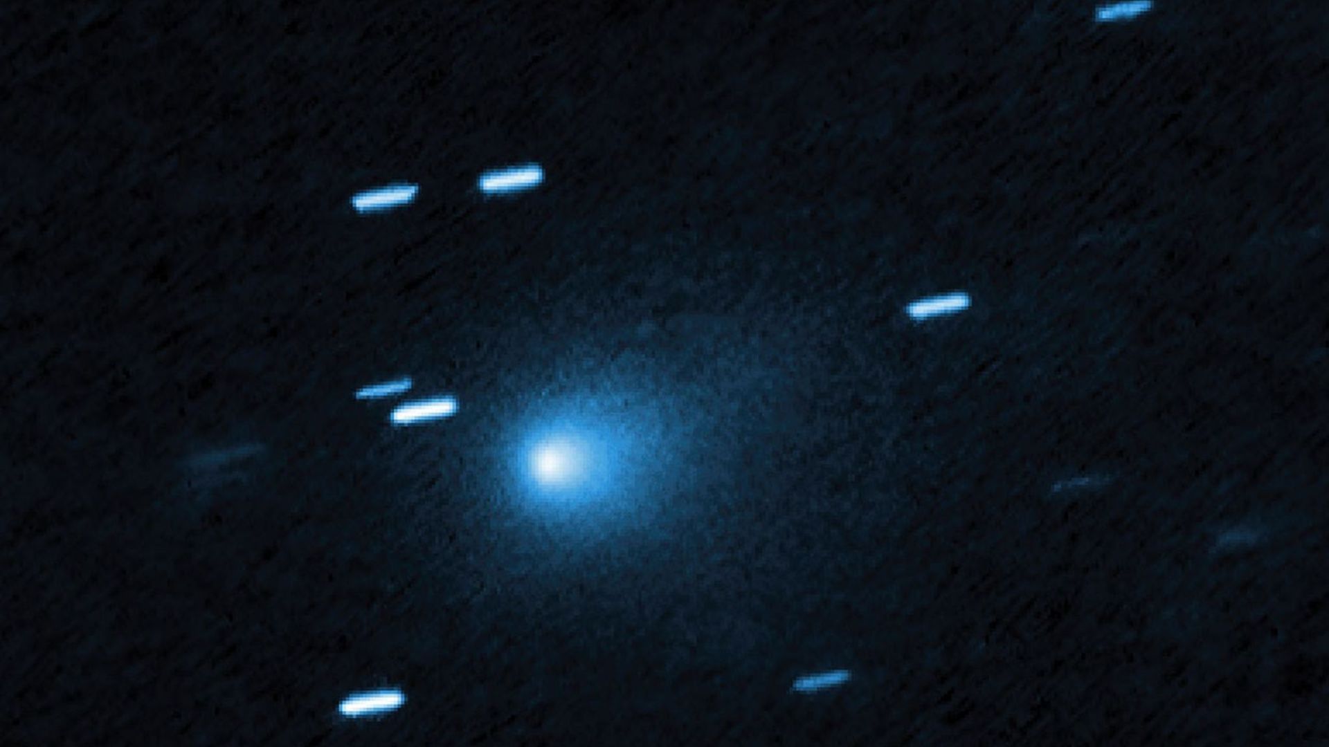 Son pocas y no muy claras las imágenes del cometa 3i Atlas. 