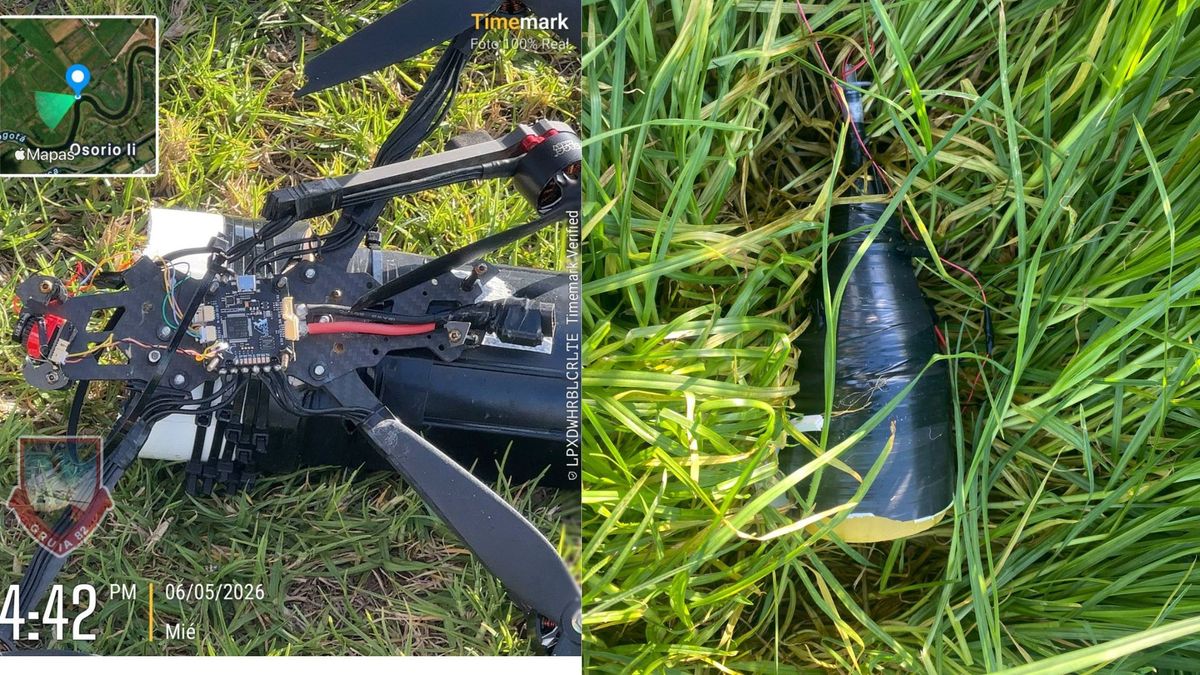 Dron hallado con explosivos a 5 kilómetros del Aeropuerto El Dorado.