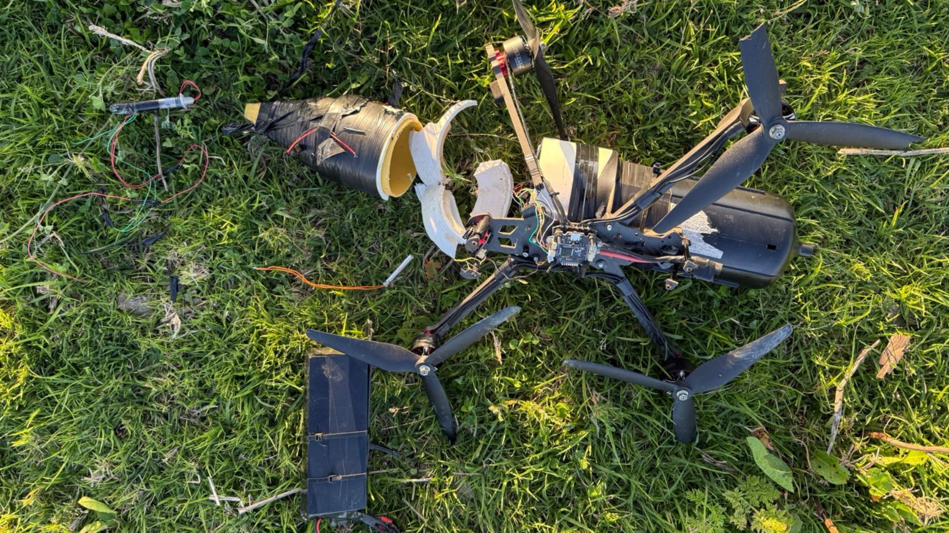 El dron tenía la capacidad de volar hasta la otra punta de Bogotá.