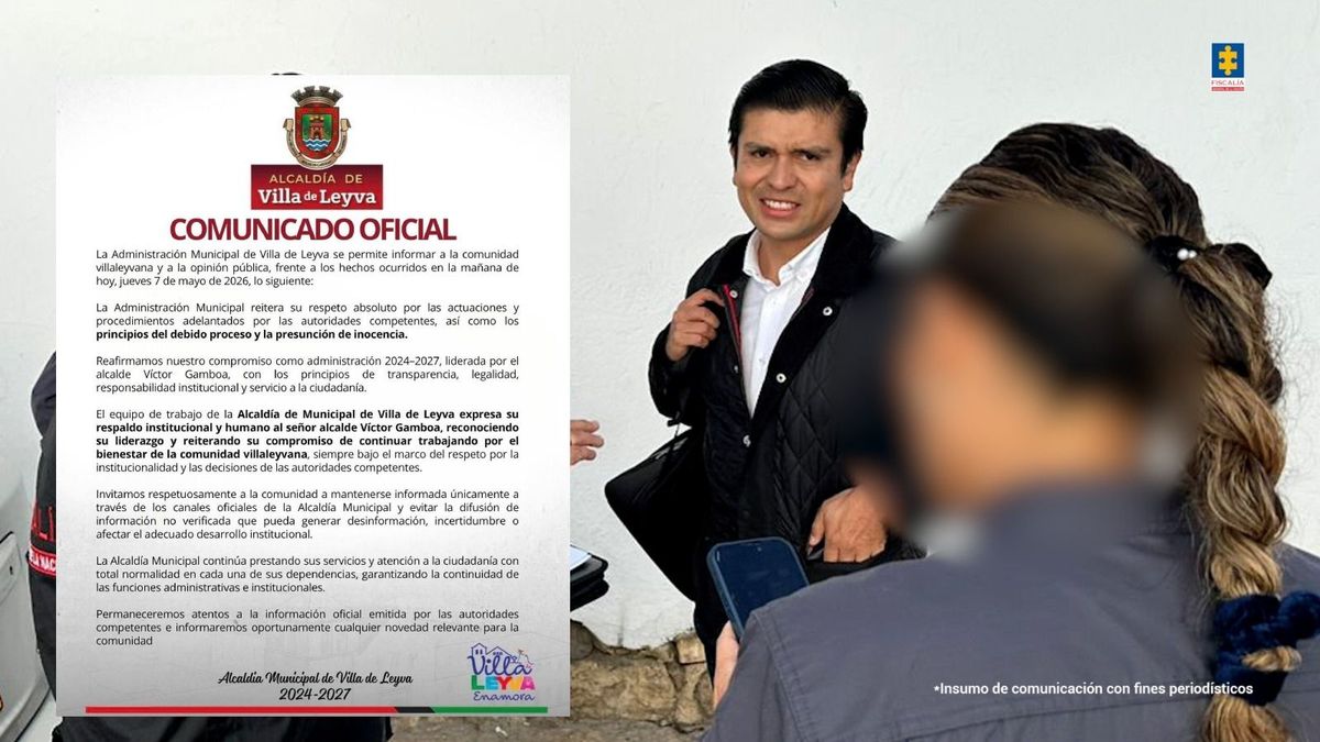 Alcaldía de Villa de Leyva muestra su respaldo al mandatario capturado por presunta corrupción