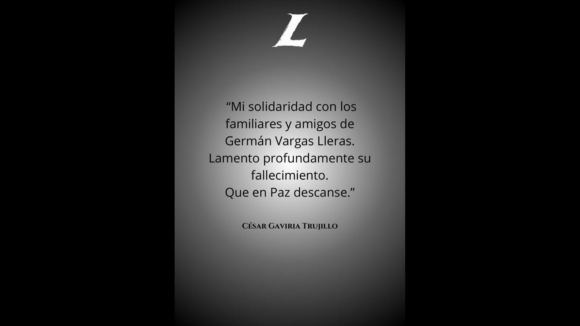 El partido publicó un mensaje en redes sociales.