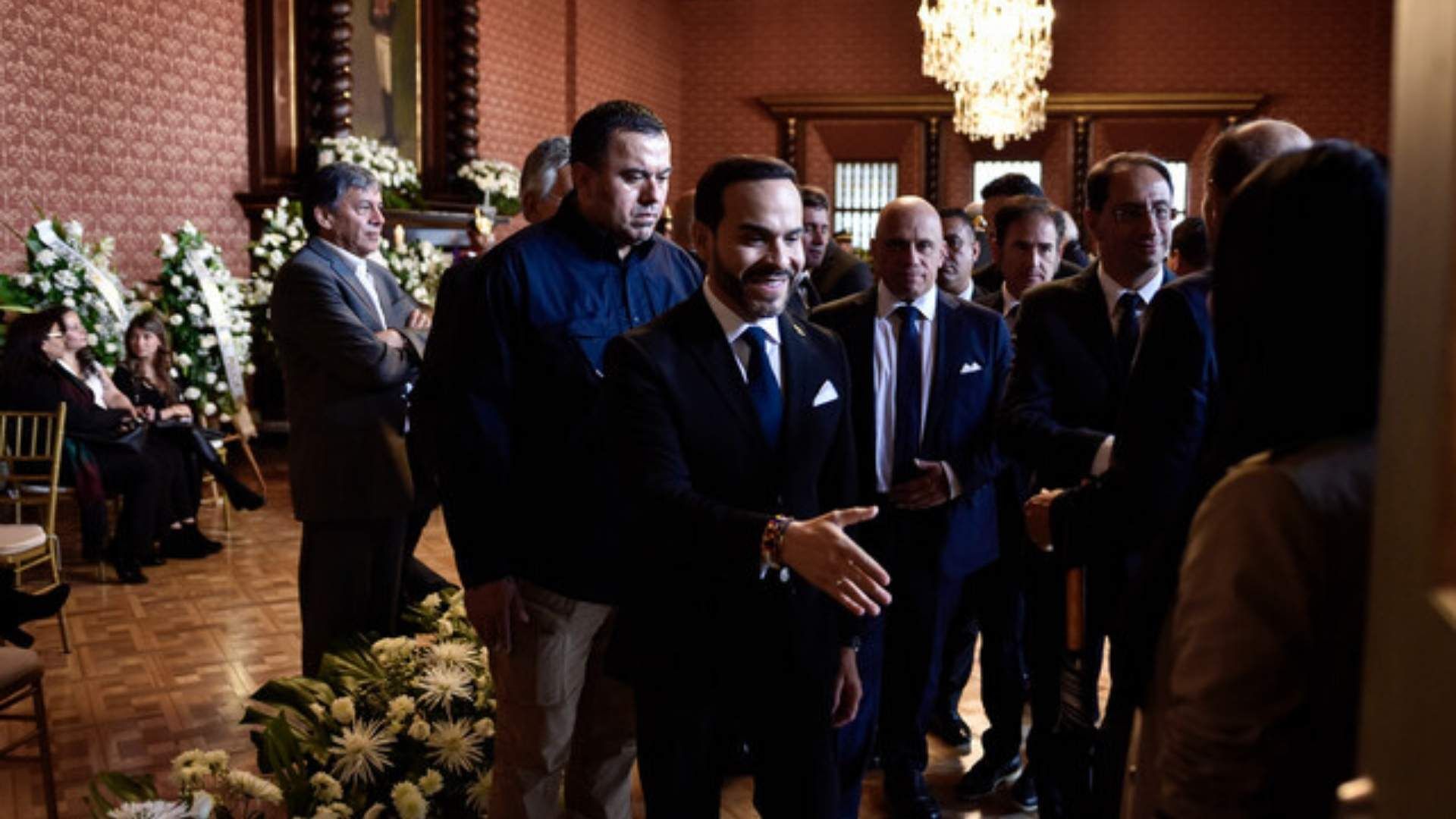 Familiares, amigos y figuras de la política acompañaron las honras fúnebres de Germán Vargas Lleras en Bogotá.