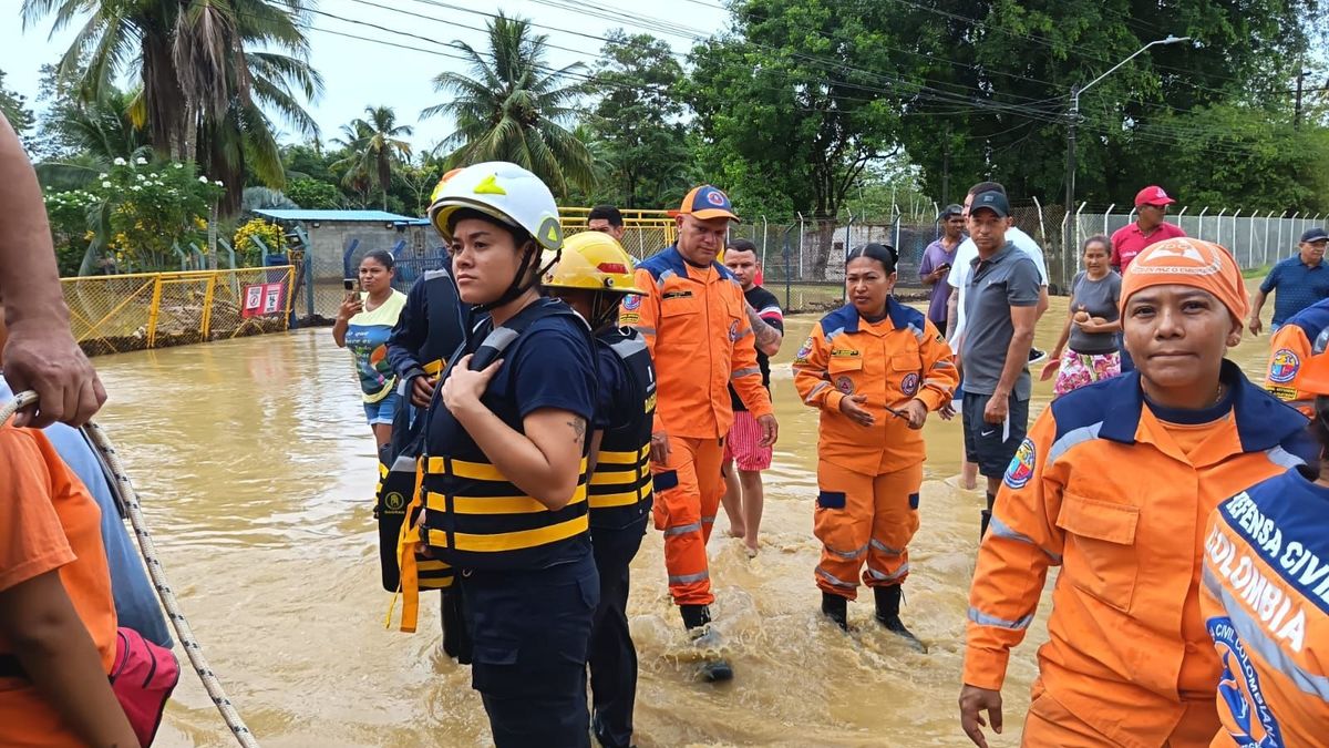 Emergencia por lluvias en Urabá deja 1.600 familias afectadas y varias zonas incomunicadas