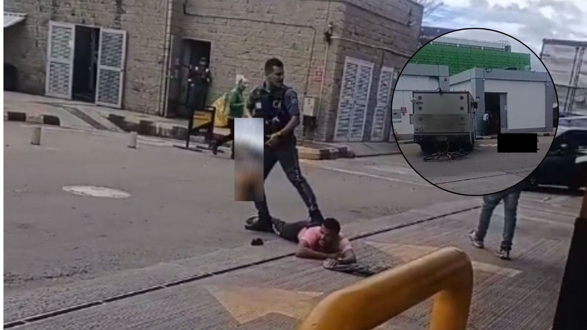 Intento de asalto a carro de valores en Soacha, Cundinamarca.