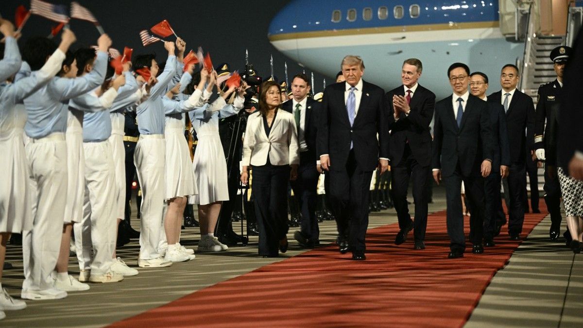 Donald Trump llega a Beijing