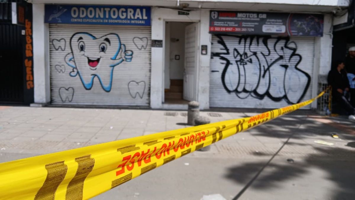 Fachada de la 'clínica de garage' de donde desapareció Yulitza Tolosa, en Bogotá.