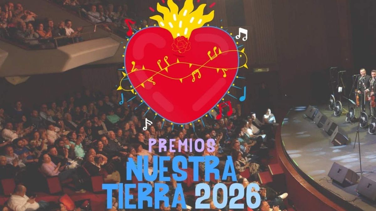 La edición 2026 de los Premios Nuestra Tierra incluyó 33 categorías musicales y especiales.