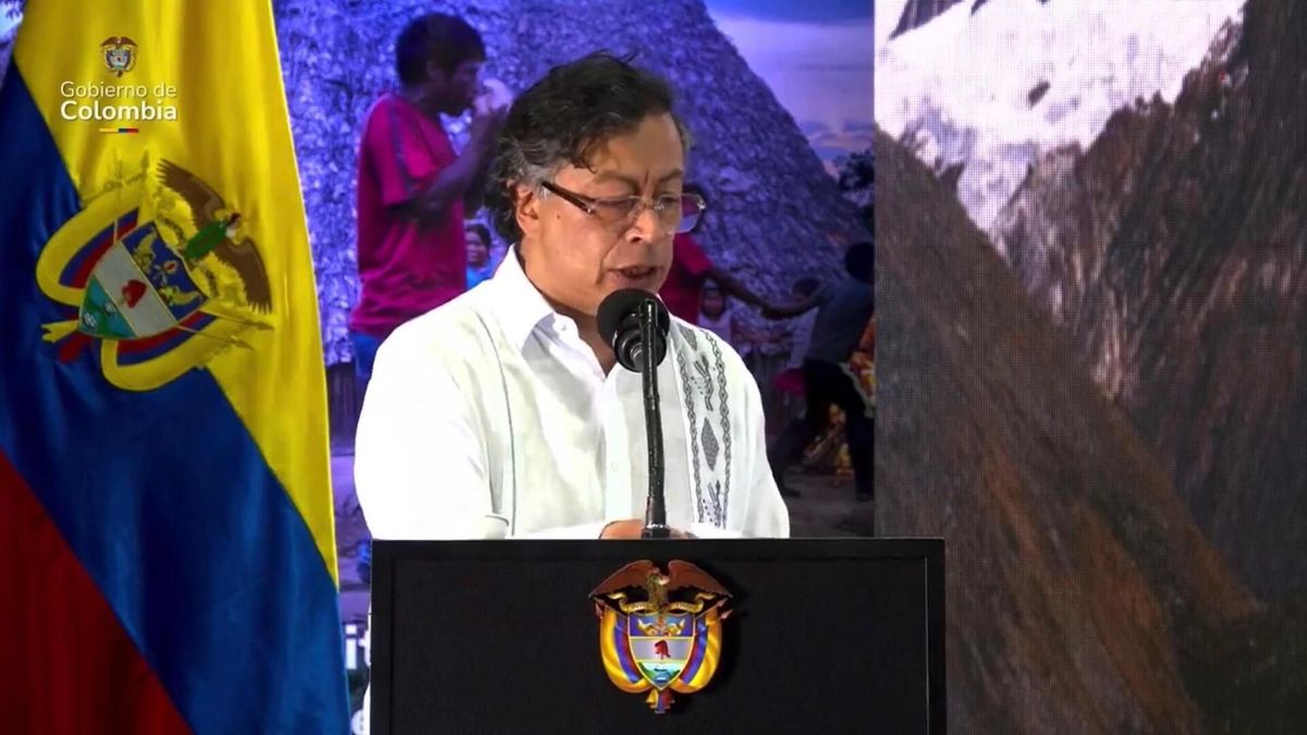 Presidente Gustavo Petro lideró acto de perdón en Cubará, Boyacá.