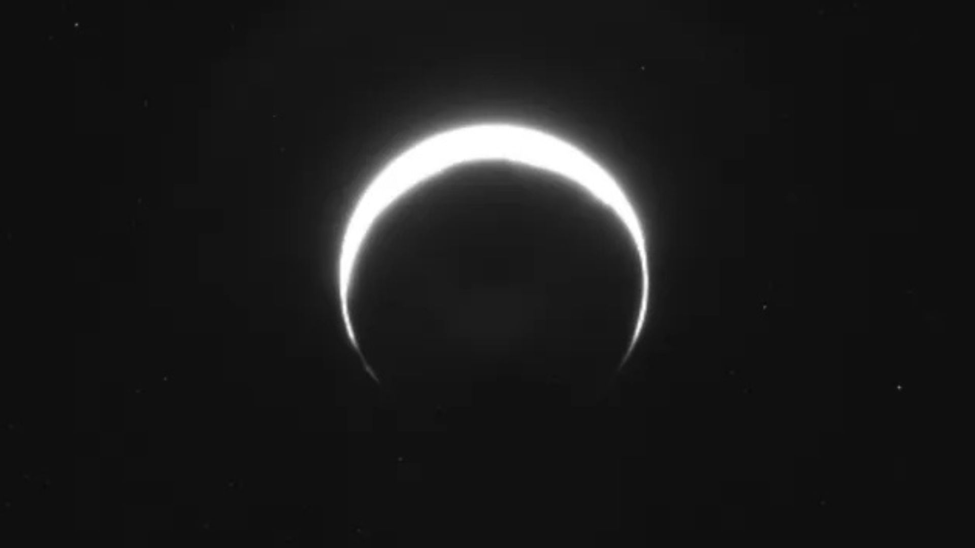 La Nasa confirmó que no es un eclipse, sino una foto 