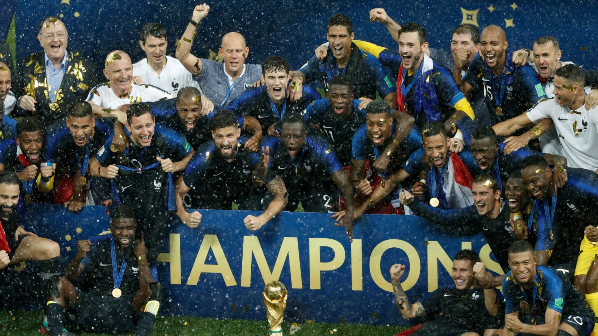 El equipo galo ganó el título mundial en 2018.