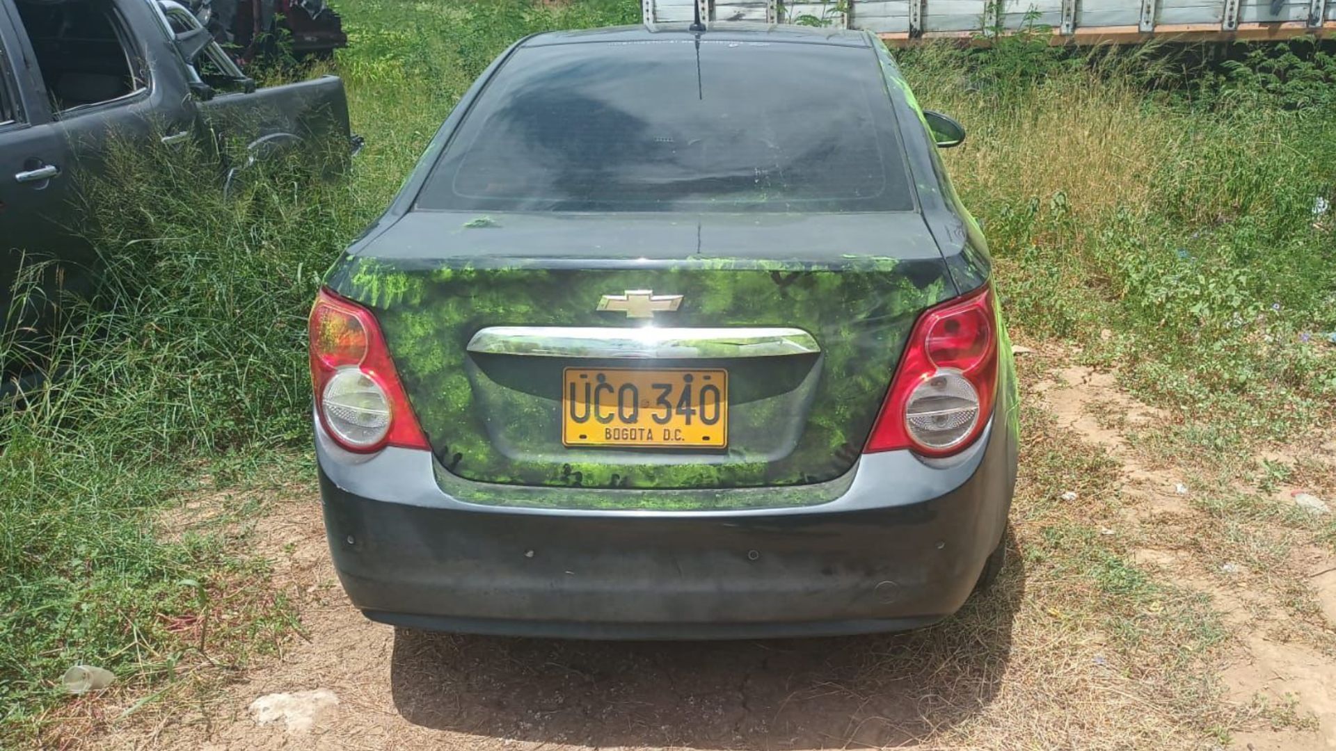 Se conoció que el vehículo es un Chevrolet Sonic gris ceniza de placas UCQ-340.