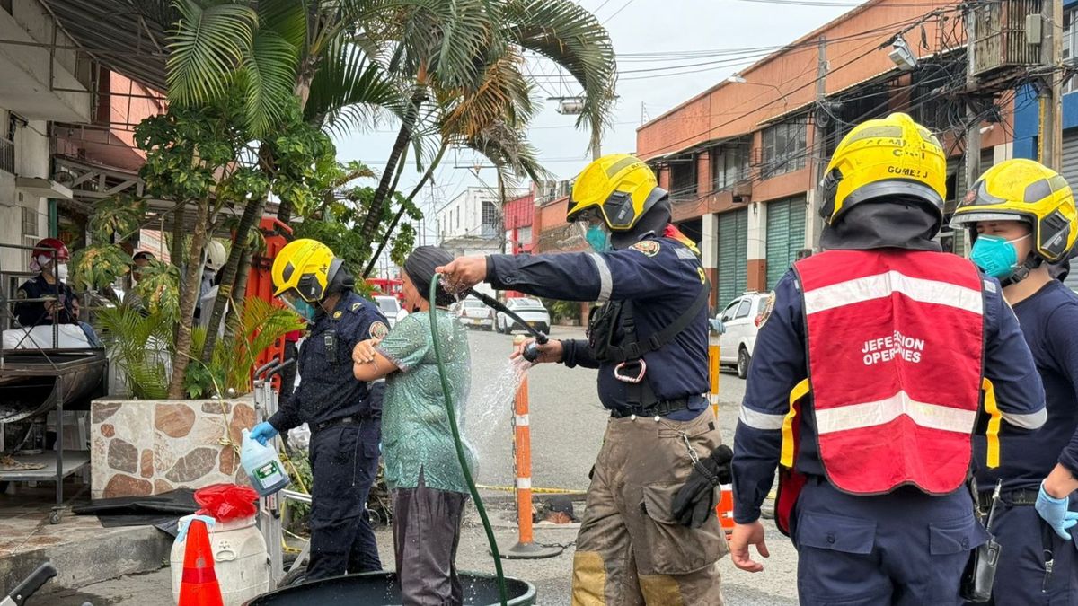 Los bomberos controlaron la situación.