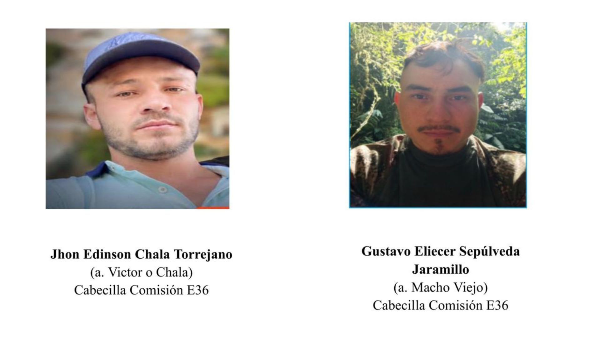 Dos integrantes del grupo armado responsable fallecieron en el operativo.