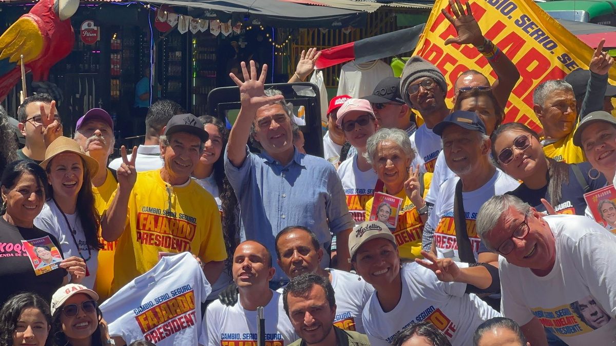 Sergio Fajardo en su cierre de campaña presidencial