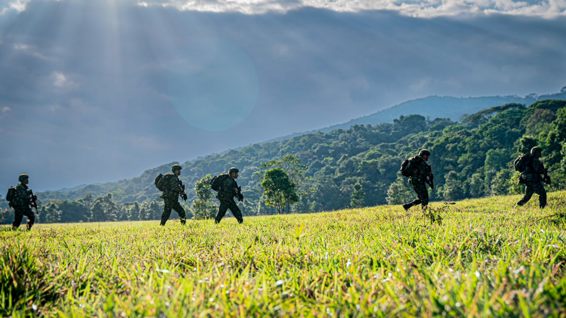 Soldados del Ejército Nacional.