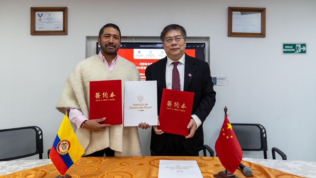 Colombia y China firan acuerdo para cooperación tecnológica y modernización del agro