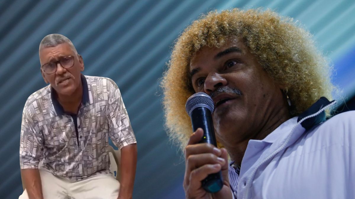 Pibe Valderrama y su cuñado