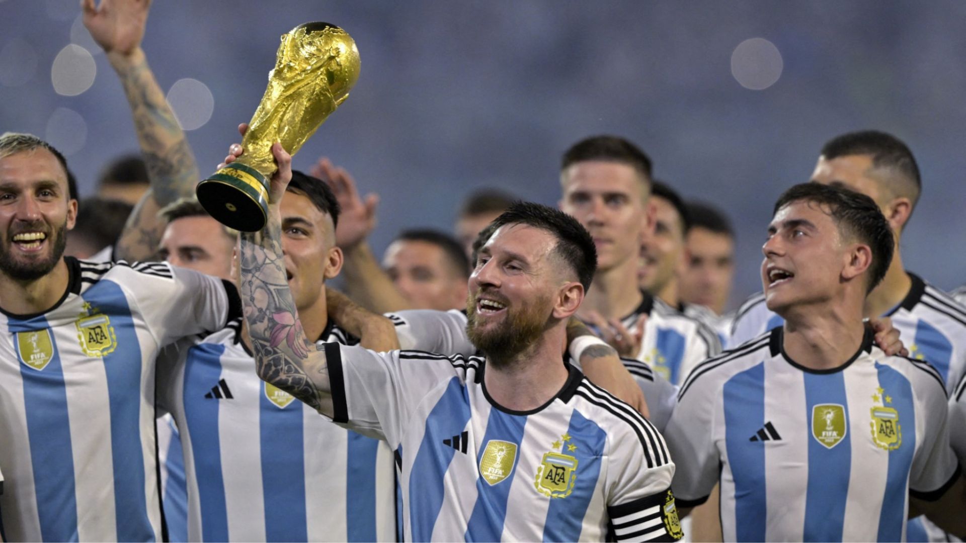 El argentino logró la copa del mundo en 2022.
