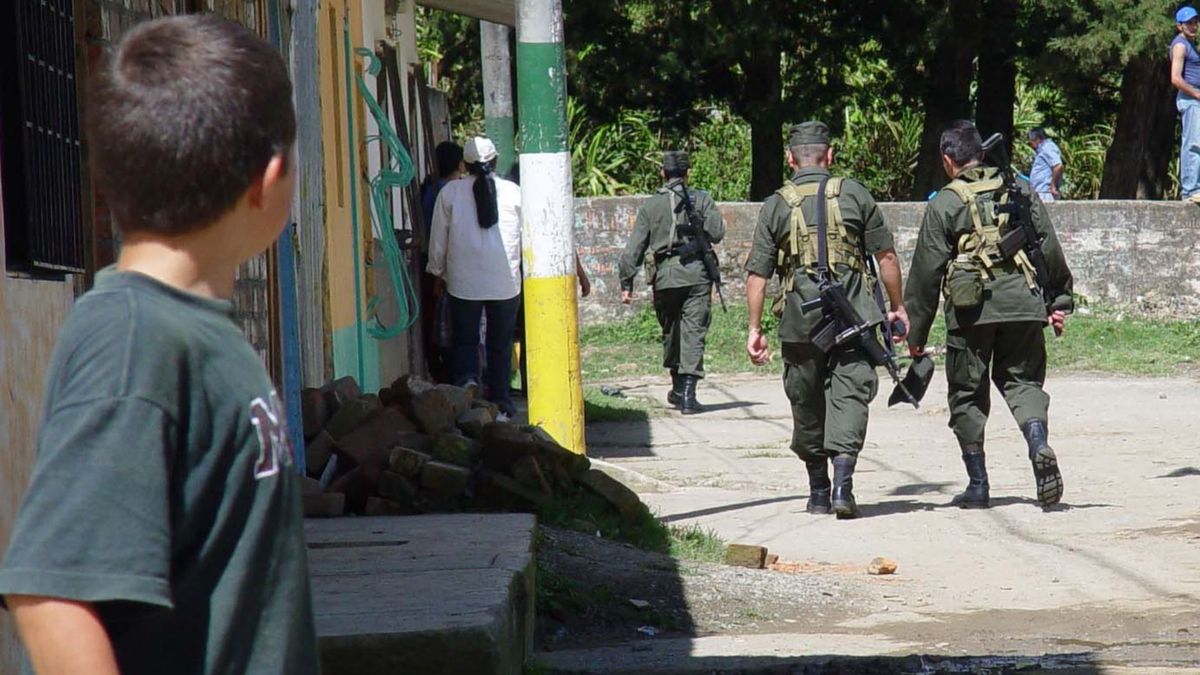 Mistrató (Risaralda). Patrullaje de la Policía por el municipio.