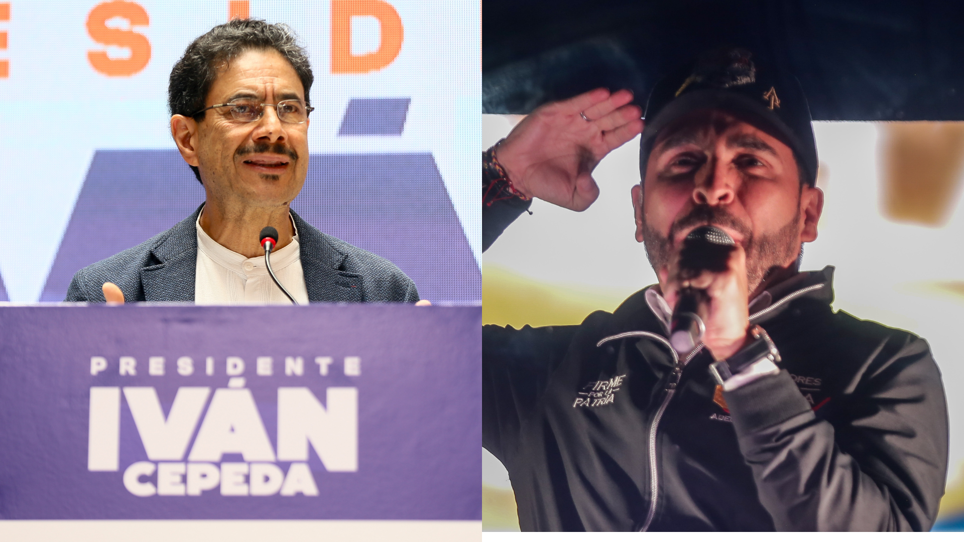 Iván Cepeda y Abelardo de la Espriella
