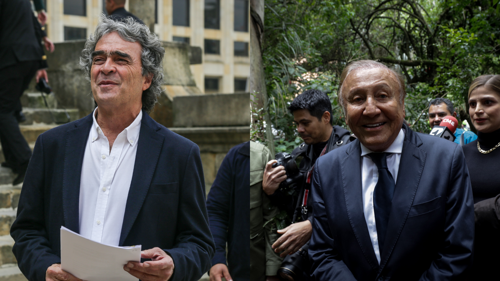 Sergio Fajardo y Rodolfo Hernández