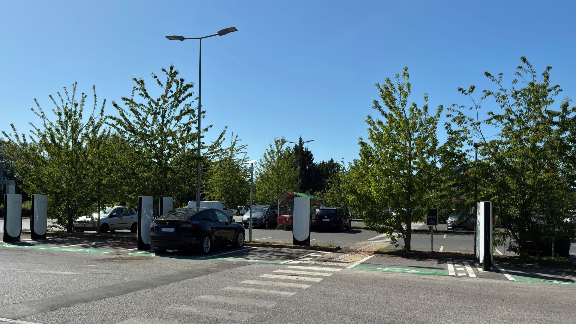 Tesla charging