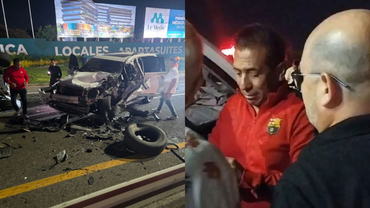 "Un vehículo que venía volando me cayó encima": Periodista barranquillero se salvó de morir en la vía al Mar