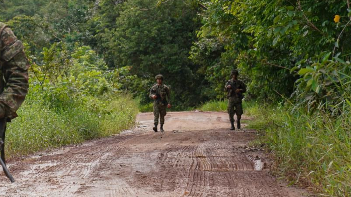Tropas del Ejército Nacional en Guaviare.