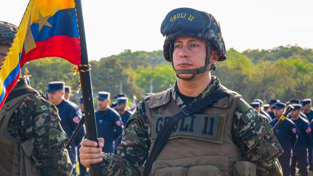 Tropas del Ejército Nacional.