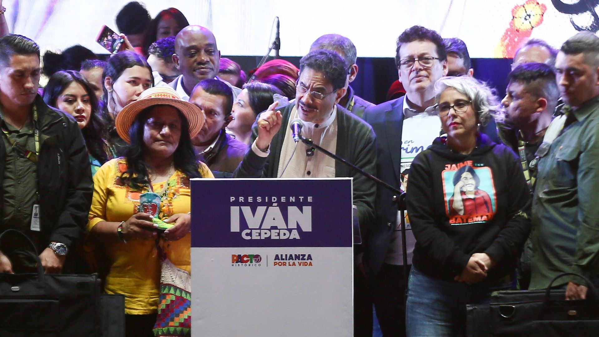 La dirigente agradeció el respaldo recibido en distintas regiones del país y destacó la participación de organizaciones sociales.