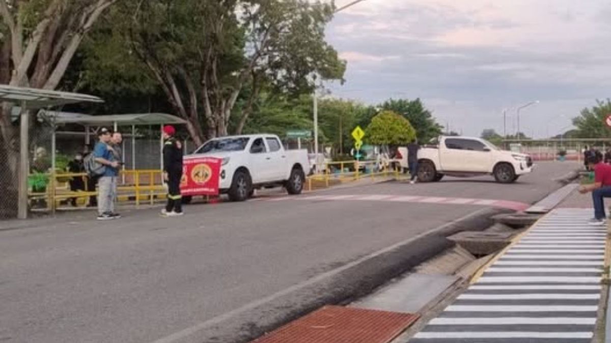 Bloqueo refinería de Ecopetrol Barrancabermeja