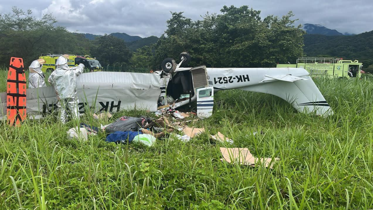 Avioneta accidente Villavicencio