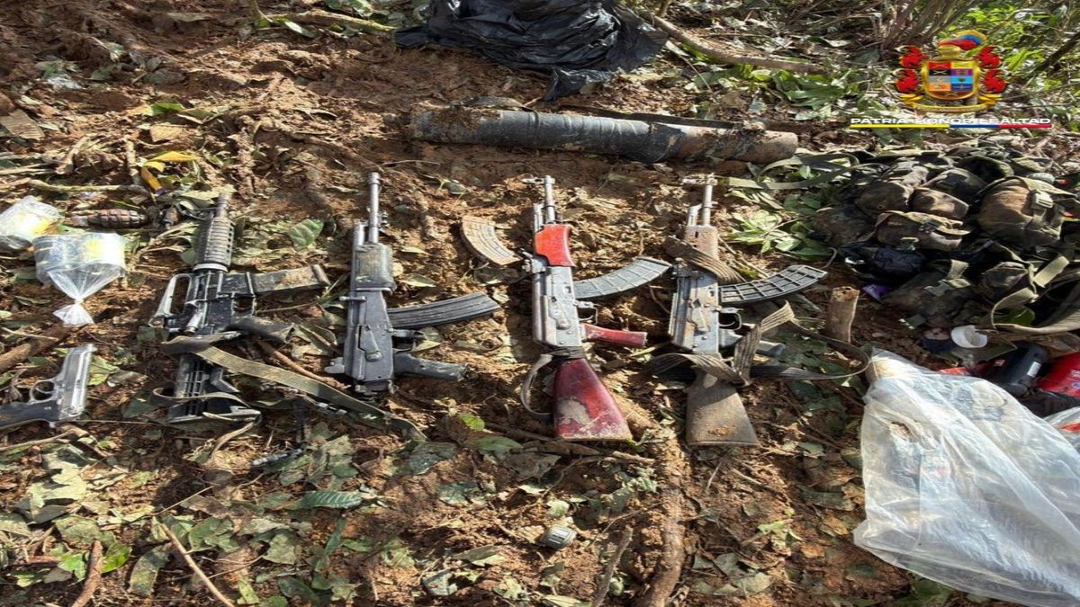 Material de guerra incautado en Sipí, Chocó.