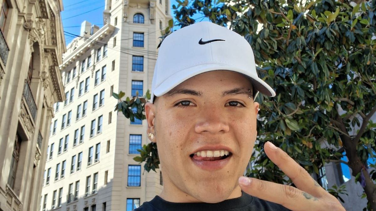 Deiner Aguirre Pérez, joven colombiano que sufrió un accidente en Chile.