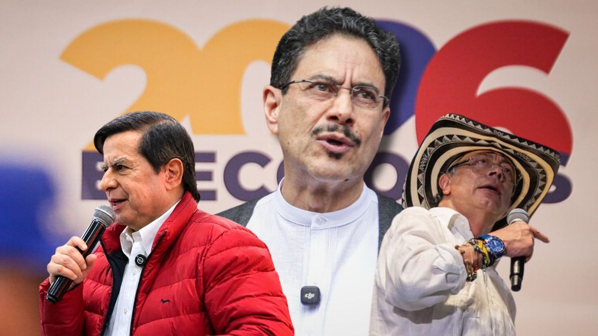 Iván Cepeda, Gustavo Petro y Juan Fernando Cristo