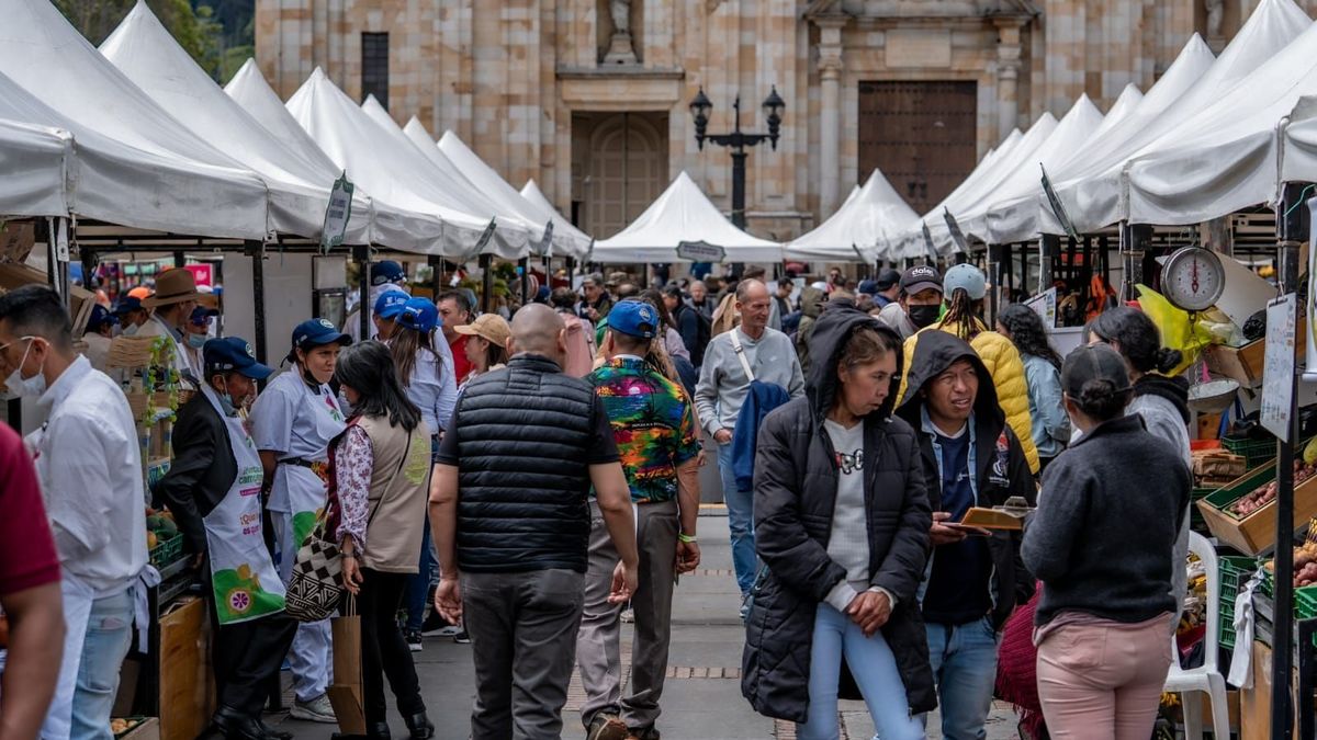Llega el Gran Mercado Campesino a la Plaza de Bolívar de Bogotá.