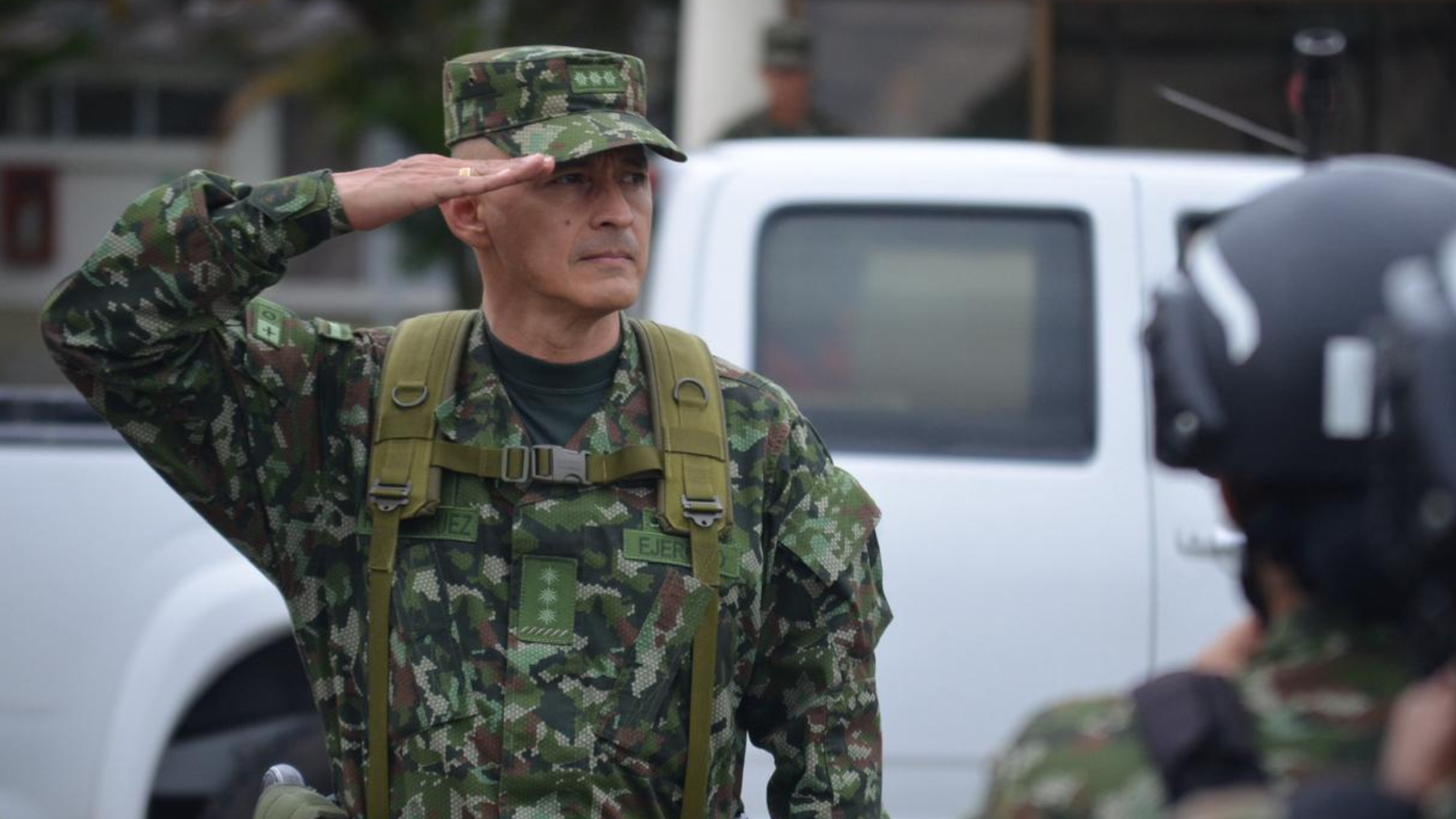 Mayor general Erick Rodríguez Aparicio.