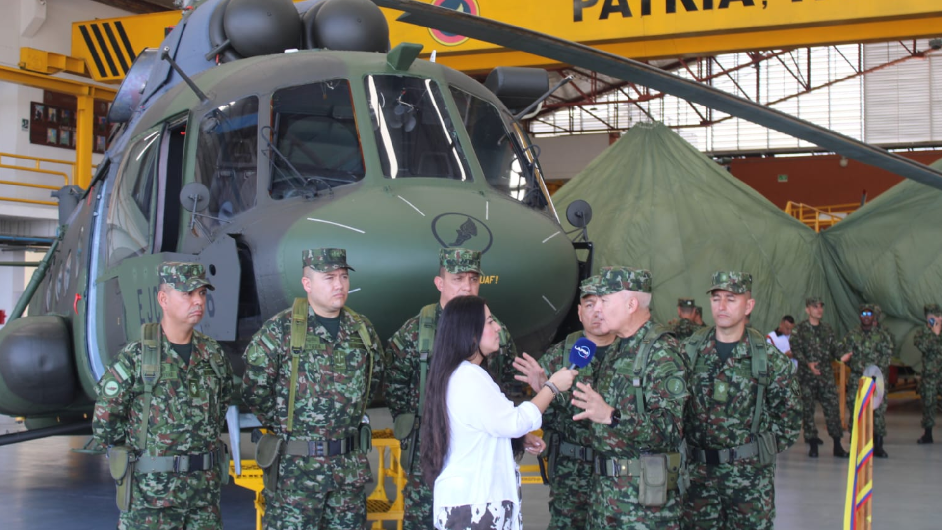 General Carlos Alberto Padilla Cepeda, comandante de la División de Aviación Asalto Aéreo del Ejército.